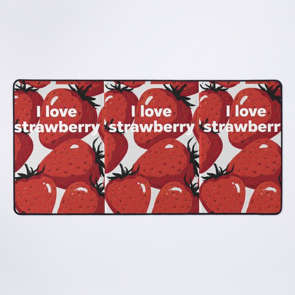 Item preview, Dark Red Strawberry Field Background Art designed and sold by Piotrek0001.