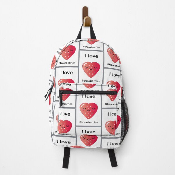 Item preview, Cute Heart Shaped Strawberry Face Character designed and sold by Piotrek0001.
