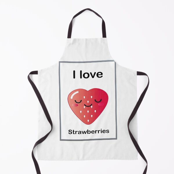 Item preview, Cute Heart Shaped Strawberry Face Character designed and sold by Piotrek0001.