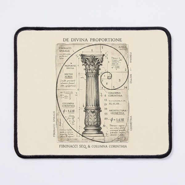 Item preview, De Divina Proportione Renaissance Geometry designed and sold by SplashTastic.