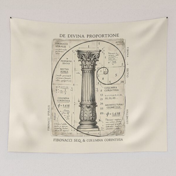 Item preview, De Divina Proportione Renaissance Geometry designed and sold by SplashTastic.