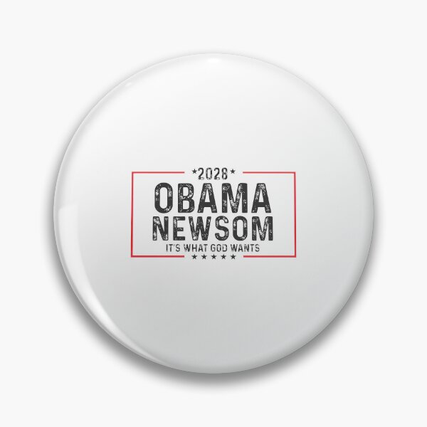 Item preview, Funny Obama Newsom 2028 Political Satire designed and sold by SilviCarry.
