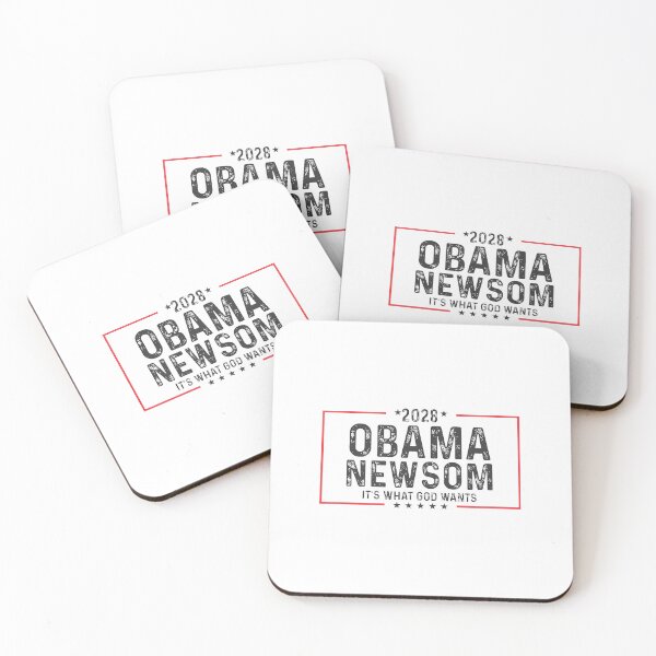 Item preview, Funny Obama Newsom 2028 Political Satire designed and sold by SilviCarry.