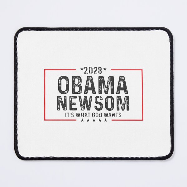 Item preview, Funny Obama Newsom 2028 Political Satire designed and sold by SilviCarry.