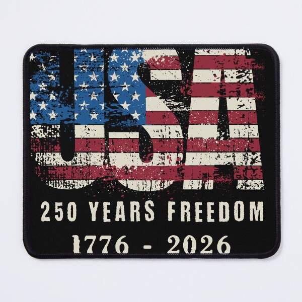 Item preview, USA 250 Years Freedom 1776-2026 Vintage American Flag Patriotic Distressed Design designed and sold by EichStore.