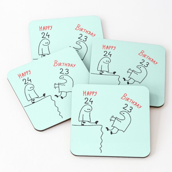 Item preview, Copy of  Funny birthday card- 24th birthday designed and sold by vyascreations.