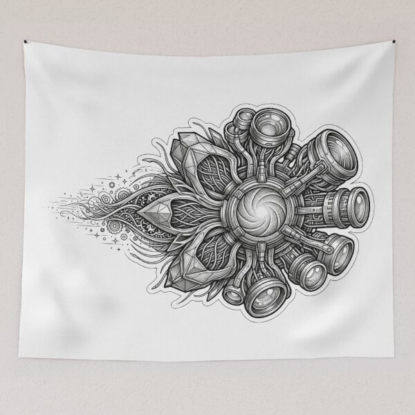 Item preview, Futuristic Lighting Tech and Abstract Electronics Design designed and sold by Digital Duniyah.