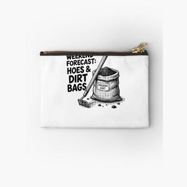 Item preview, Weekend Forecast Hoes And Dirt Bags Funny Gardening Gear designed and sold by DynamicDesign.