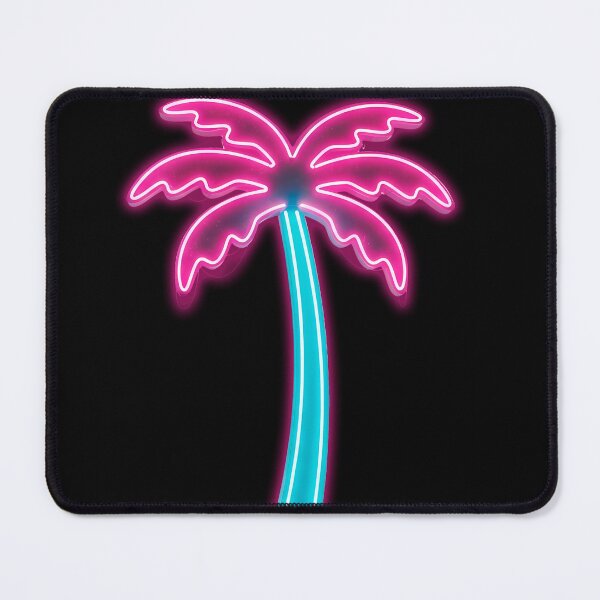 Item preview, Retro Neon Palm Tree 80s Synthwave Sign designed and sold by powersunlight.