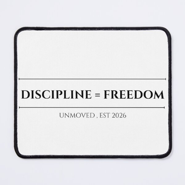Item preview, Discipline = Freedom Minimalist Motivation  designed and sold by theurbanwarrior.