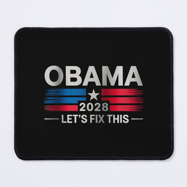 Item preview, Obama 2028, Let's Fix This, USA Flag designed and sold by SilviCarry.