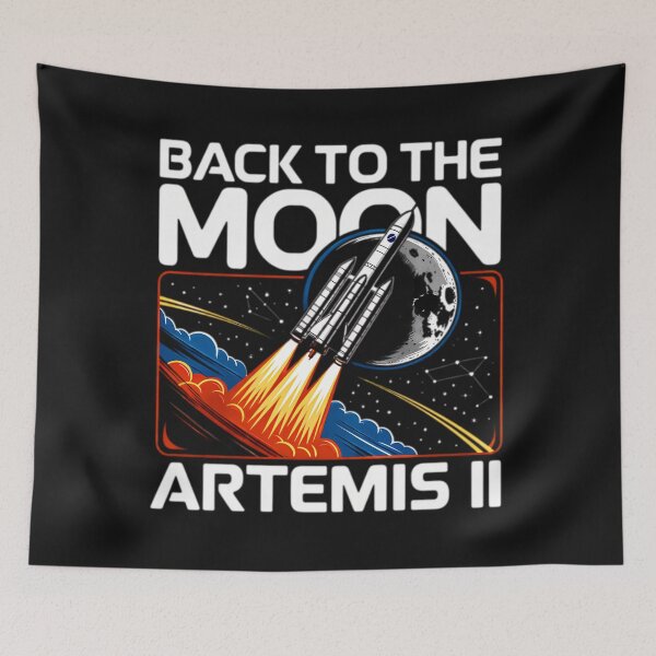 Item preview, Artemis II Launch to The Moon Space Mission 2026, Future Moon Mission, Space Exploration designed and sold by StickLoveFamily.