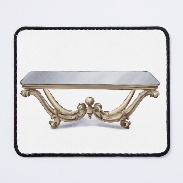 Item preview, Elegant coffee table with a unique design and reflective glass surface at a modern interior space designed and sold by Ms. Iryna.