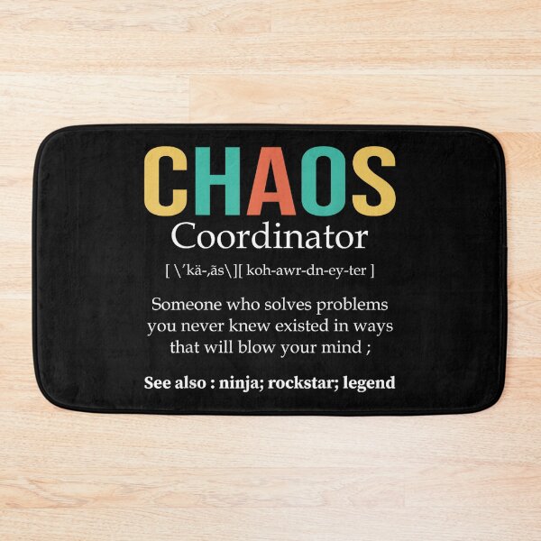 Item preview, Chaos Coordinator Teacher Coworker Boss Appreciation Funny designed and sold by MarkVHulings.