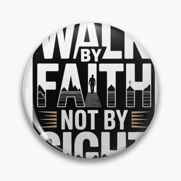 Item preview, Walk by Faith Not by Sight Christian T-Shirt | Inspirational Bible Verse Design | 2 Corinthians 5:7 Faith Apparel designed and sold by NoviaRobert.