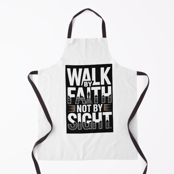 Item preview, Walk by Faith Not by Sight Christian T-Shirt | Inspirational Bible Verse Design | 2 Corinthians 5:7 Faith Apparel designed and sold by NoviaRobert.