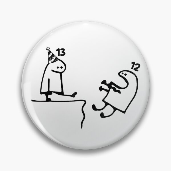 Item preview, Funny Flork Of Cows Birthday Celebration 13 To 12 Kick Down Meme designed and sold by VexlyPlonk.