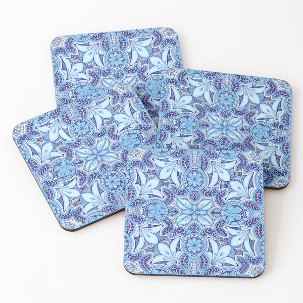 Item preview, tropical turtles blue lagoon designed and sold by AprilAppleArt.