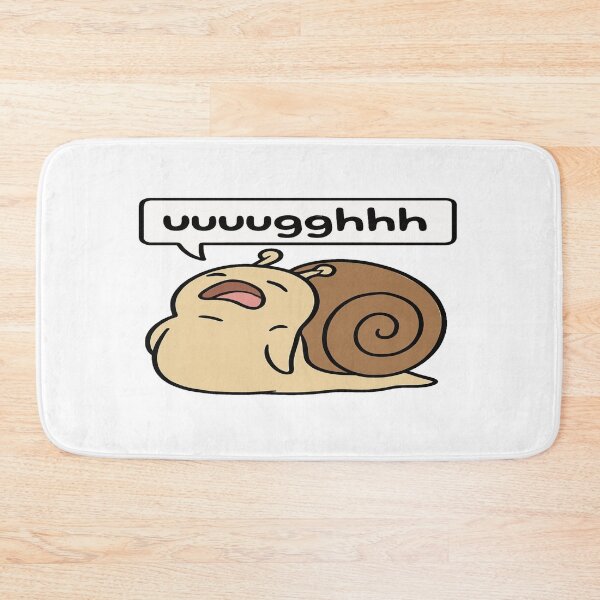 Item preview, Funny Exhausted Snail Saying “Uuuuggghhh” – Cute Relatable Mood Design for Everyday Humor designed and sold by Bright Nest Studio.