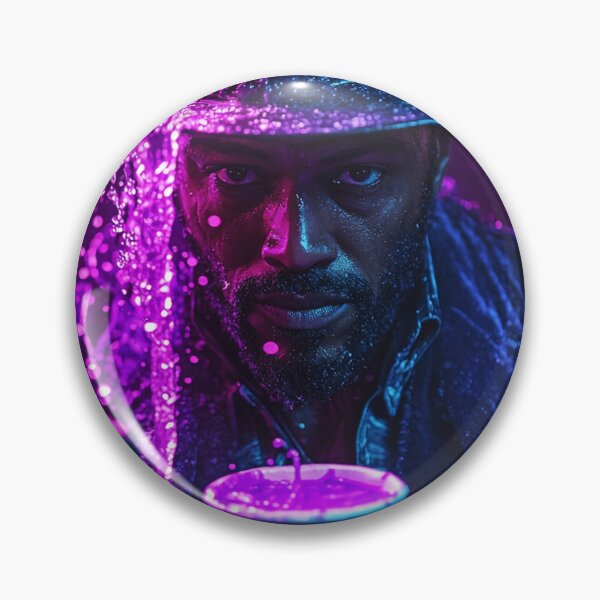 Aperçu de l'œuvre Django Purple Chemical Splash Art créée et vendue par WockWave.