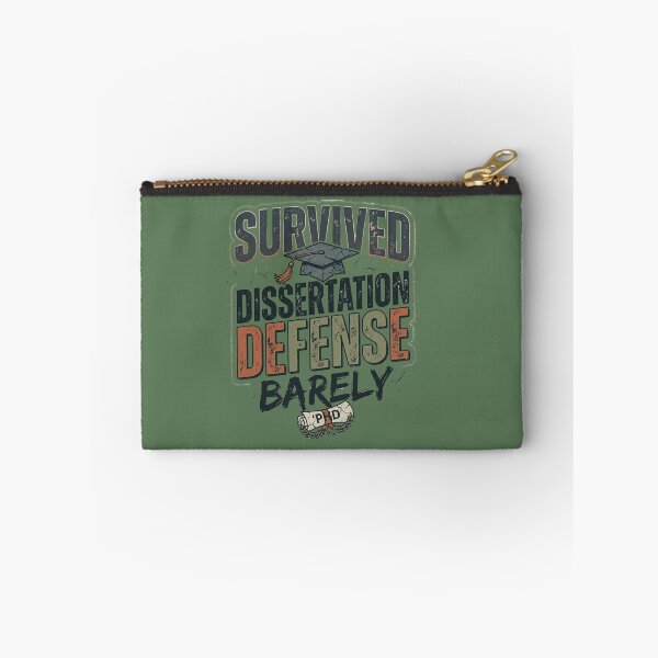Item preview, Survived Dissertation Defense Barely – Funny Grad Gift designed and sold by Im-Ara.