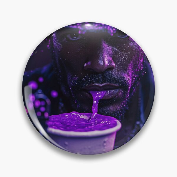 Aperçu de l'œuvre Django Purple Splash Pop Art créée et vendue par WockWave.