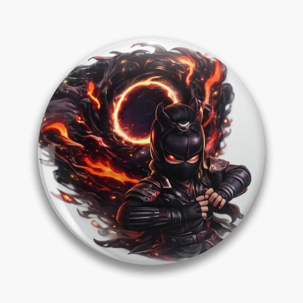 Item preview, Fiery Ninja Warrior Energy Combat Design designed and sold by Farheen786.