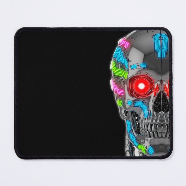 Item preview, Cybernetic Skull Circuit Board Neon Robot designed and sold by powersunlight.