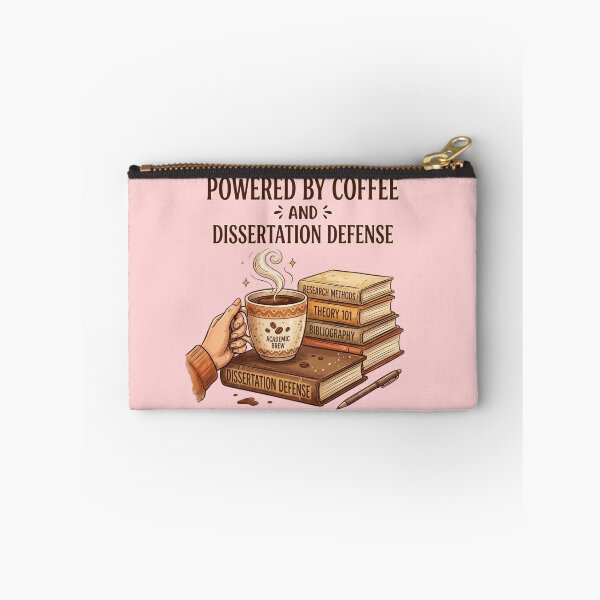 Item preview, Powered by Coffee and Dissertation Defense – PhD Graduation Gift Funny Grad designed and sold by Im-Ara.