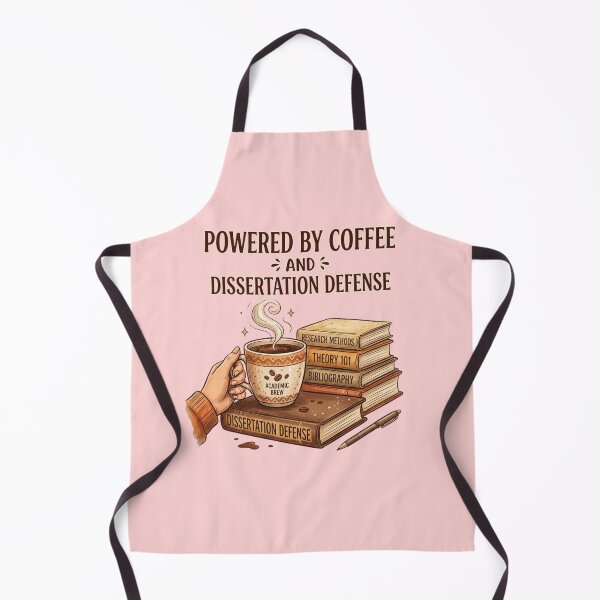 Item preview, Powered by Coffee and Dissertation Defense – PhD Graduation Gift Funny Grad designed and sold by Im-Ara.