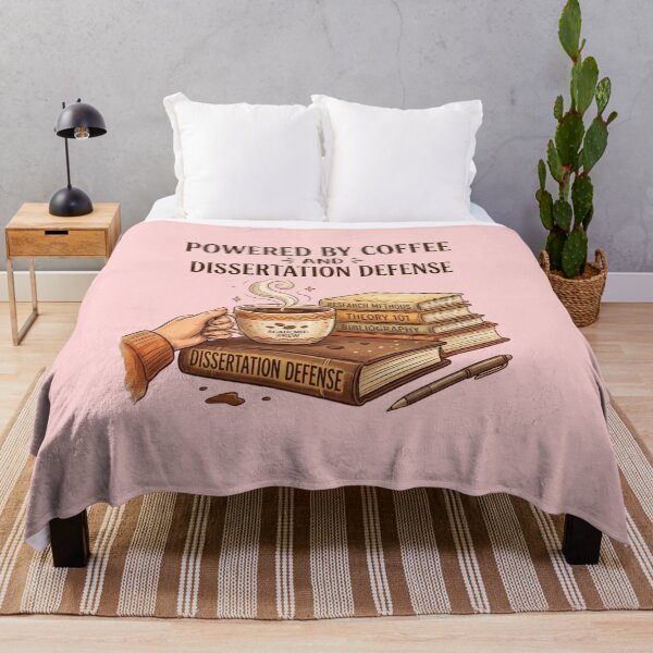 Item preview, Powered by Coffee and Dissertation Defense – PhD Graduation Gift Funny Grad designed and sold by Im-Ara.