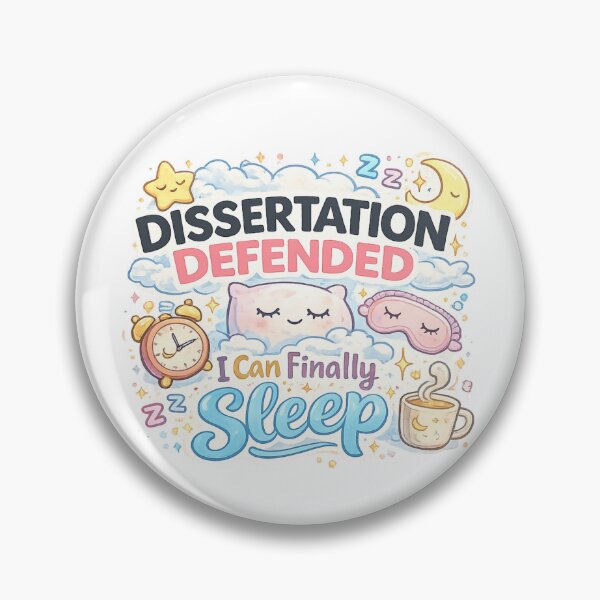 Item preview, Dissertation Defended I Can Finally Sleep – PhD Life Graduation Gift designed and sold by Im-Ara.