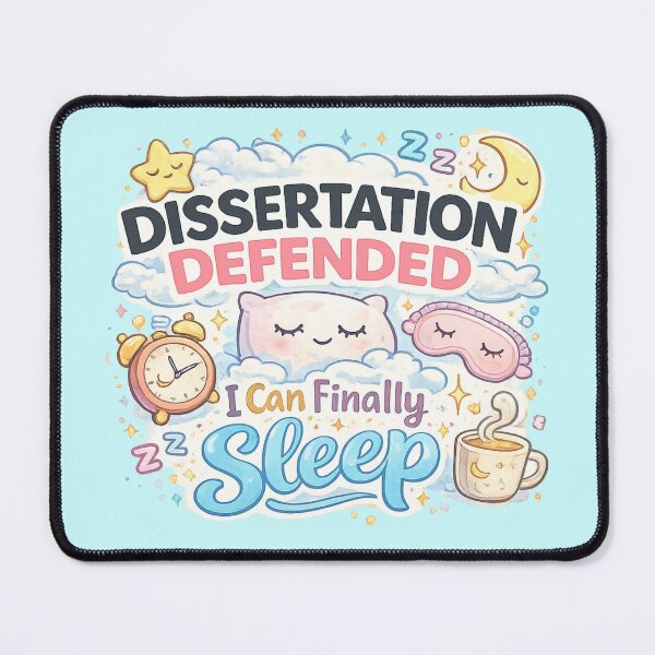 Item preview, Dissertation Defended I Can Finally Sleep – PhD Life Graduation Gift designed and sold by Im-Ara.