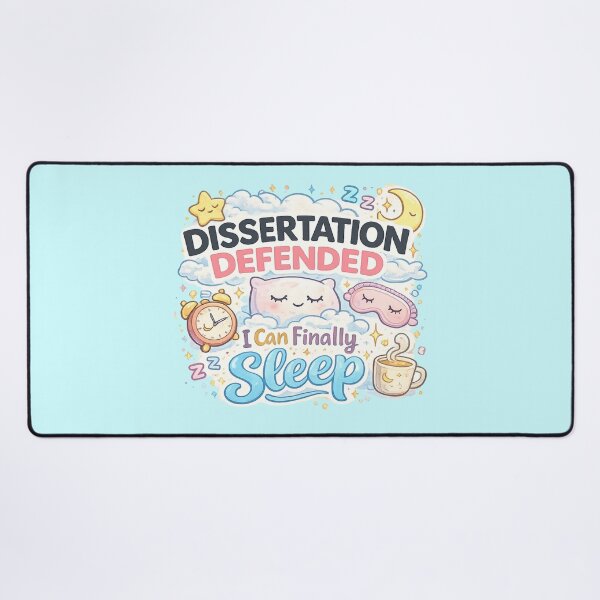 Item preview, Dissertation Defended I Can Finally Sleep – PhD Life Graduation Gift designed and sold by Im-Ara.