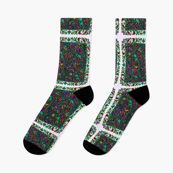 Item preview, Mystic Midnight Garden: Maximalist Folk Floral designed and sold by Good Vibes .