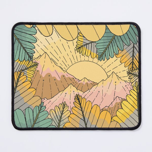 Item preview, Sunrise mountains designed and sold by Swadeillustrations.