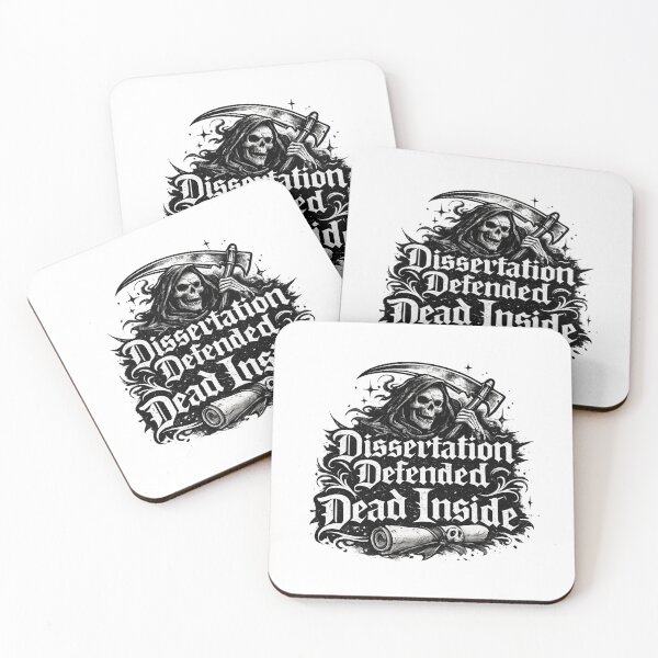 Item preview, Dissertation Defended Dead Inside – PhD Life Graduation Gift designed and sold by Im-Ara.