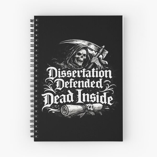 Item preview, Dissertation Defended Dead Inside – PhD Life Graduation Gift designed and sold by Im-Ara.