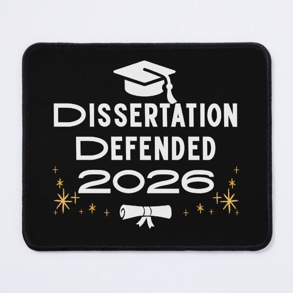 Item preview, Dissertation Defended – PhD Graduation Gift Funny Grad designed and sold by Im-Ara.