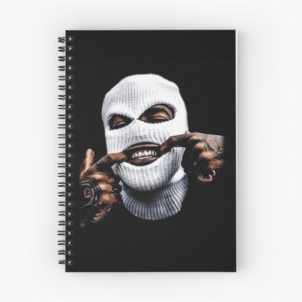 Item preview, Edgy Balaclava Ski Mask Man With Tattoos And Grills Streetwear Aesthetic designed and sold by Pingleify.