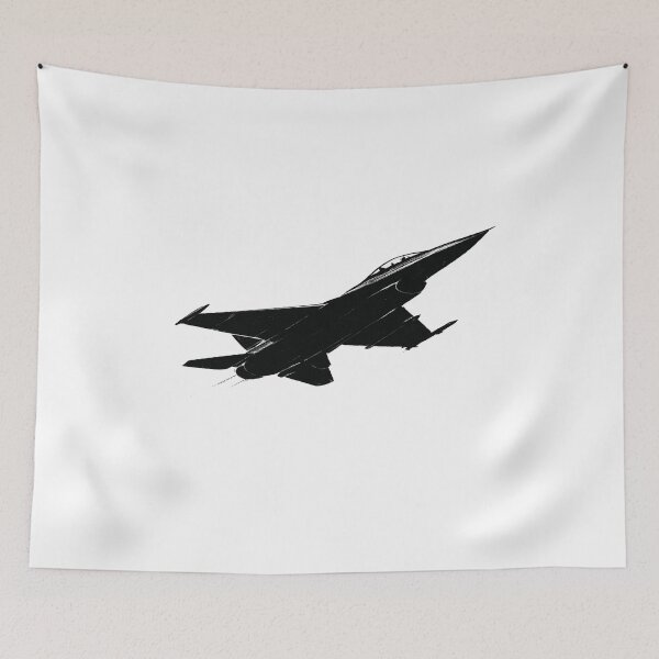 Item preview, Sleek Fighter Jet Silhouette – High‑Speed Aviation Art for Pilots, Jet Fans & Military Style designed and sold by Bright Nest Studio.