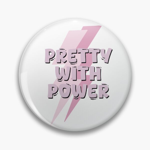 Item preview, Pretty With Power Pink Lightning Aesthetic | Feminine Strength  designed and sold by ScrubsNStrokes.