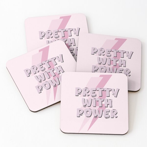 Item preview, Pretty With Power Pink Lightning Aesthetic | Feminine Strength  designed and sold by ScrubsNStrokes.