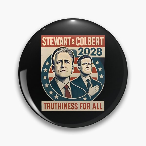 Item preview, Jon Stewart & Stephen Colbert 2028 Truthiness for All Retro designed and sold by SilviCarry.