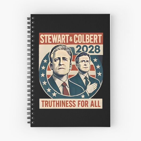 Item preview, Jon Stewart & Stephen Colbert 2028 Truthiness for All Retro designed and sold by SilviCarry.