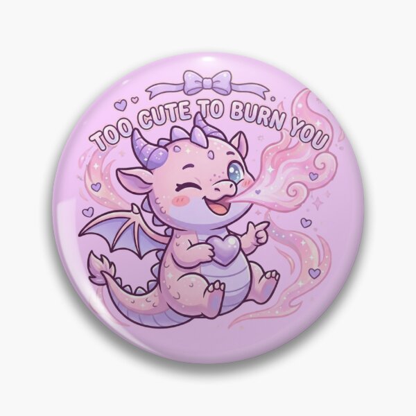 Item preview, Too Cute to Burn You – Funny Fire Breathing Dragon designed and sold by Im-Ara.