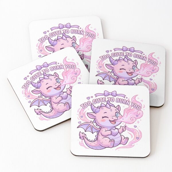 Item preview, Too Cute to Burn You – Funny Fire Breathing Dragon designed and sold by Im-Ara.