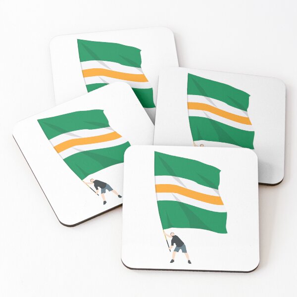 Item preview, Aficionado del Celtic ondeando una gran bandera designed and sold by casualsofficial.