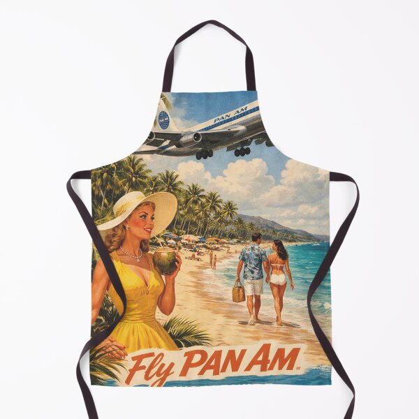 Item preview, Fly Pan Am Worldwide Vintage Jet Wanderlust designed and sold by Mauswohn.