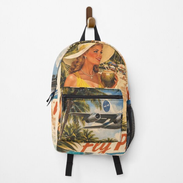 Item preview, Fly Pan Am Worldwide Vintage Jet Wanderlust designed and sold by Mauswohn.
